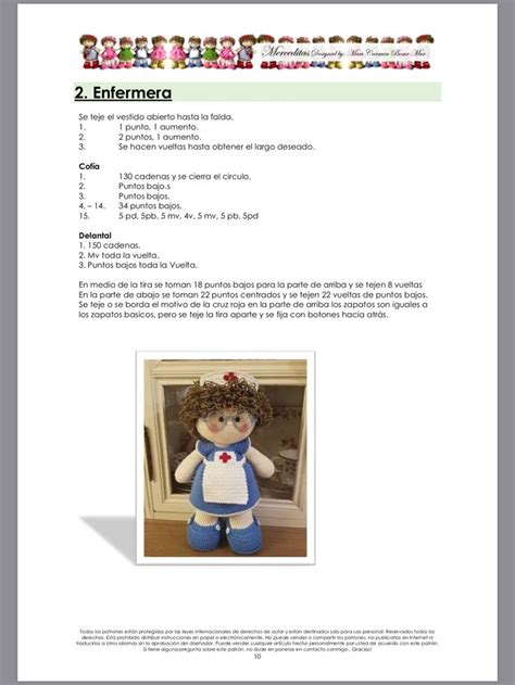 Merceditas Doll Designed By Mari Carmen Bosor Mur Spain Gehaakte