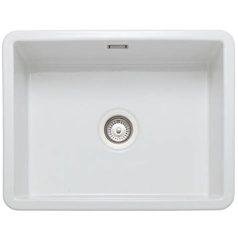 Rangemaster Rustique 10 Bowl White Ceramic Kitchen Sink And Waste