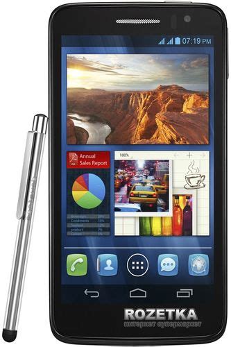 Мобильный телефон Alcatel One Touch Scribe HD 8008D Black Scribe HD