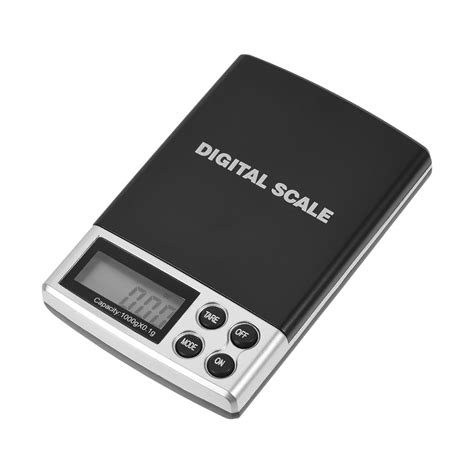 Unique Bargains - Digital Pocket Scale Mini Pocket Gram Scale 1000g / 0.1g Portable Precision ...