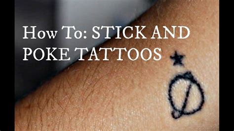 How To Stick And Poke Tattoos Youtube