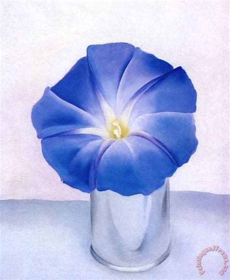 Georgia O'keeffe Blue Morning Glory painting - Blue Morning Glory print ...