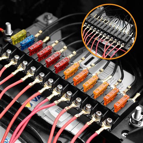 FB 1902 12 Way Fuse Block With Negative Bus DAIER