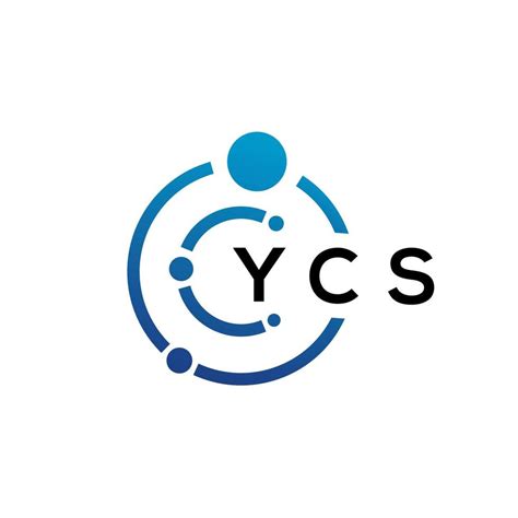 ycs letter technology logo design  white background ycs creative