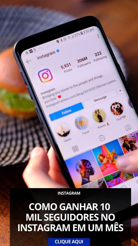 Como Ganhar 10 mil Seguidores no Instagram em Um Mês Instagram Redes