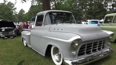 Custom 1956 Chevy Apache Pickup Truck 2014 Ardmore Car Show Youtube