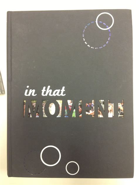 There Is A Book With The Words In That Moment Written On Its Cover