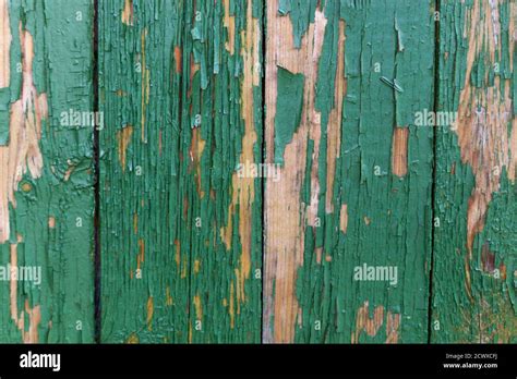 Dark Green Scratched Grunge Wooden Textured Wall Old Wood Texture With