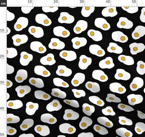 Eggs Fabric Egg Food Design Spoonflower