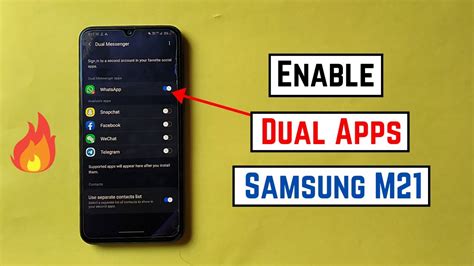 How To Enable Dual Apps In Samsung M Dual Apps Feature In Samsung