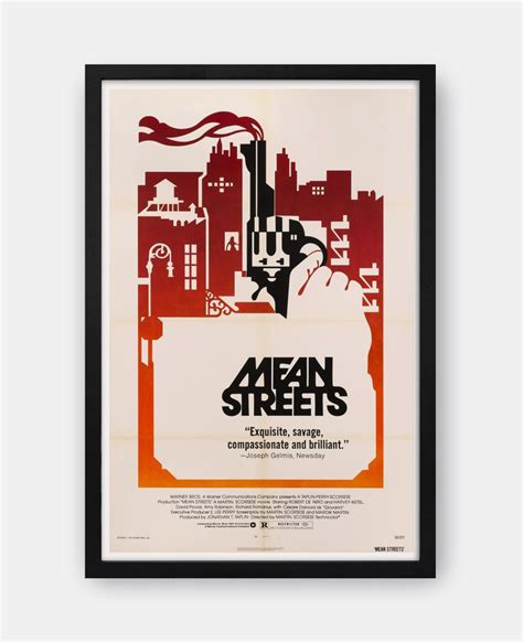 Mean Streets (1973) Movie Poster - The Curious Desk