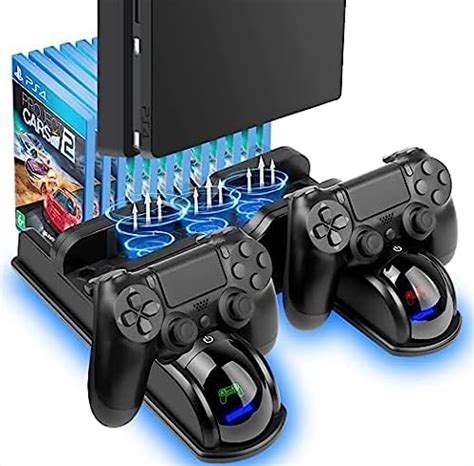 Tree Nb Ps Stand Cooling Fan Station Compatible With Playstation