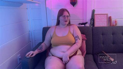 Mistress Maisie Wilder Smothers You Under BBW Belly Ass Maisie