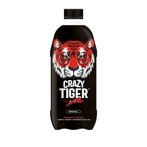 Boisson énergisante Caféinetaurinevitamines Crazy Tiger Intermarché