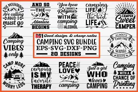 Camping Svg Bundle Graphic By Smart Design · Creative Fabrica