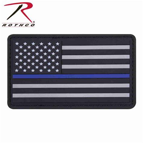 Buy American Flag Patches Thin Red Line Thin Blue Line Bull Point