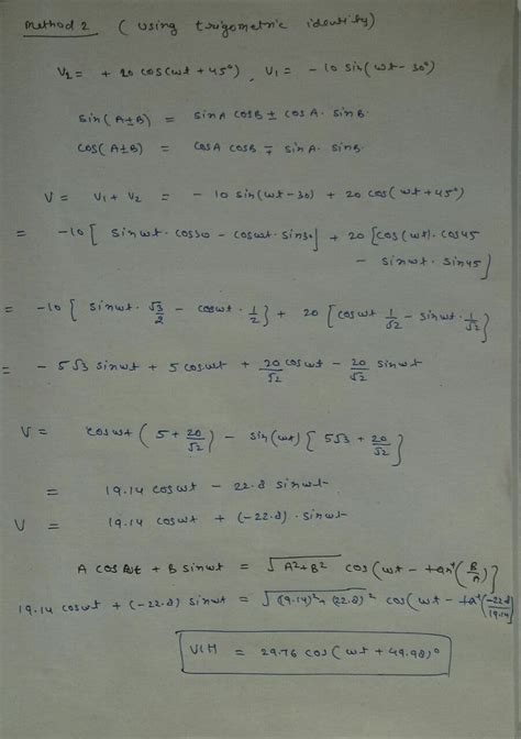 Solved If V Sin T V And V Cos T V