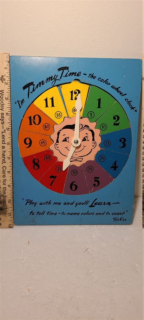 Timmy Time Wood Clock Puzzle - Etsy