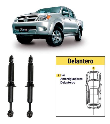 Par Amortiguador Delantero Toyota Hilux Vigo 2005 2022 REPSUD