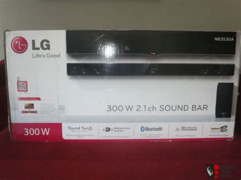 Lg Nb A W Ch Sound Bar W Wireless Subwoofer Photo