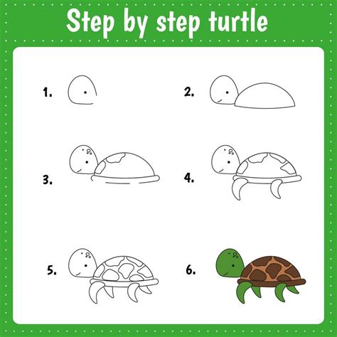 drawing lesson  children  draw  turtle drawing tutorial