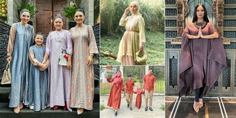 Potret Inspirasi Fashion Lebaran Ala Artis Cantik Indonesia Stylish