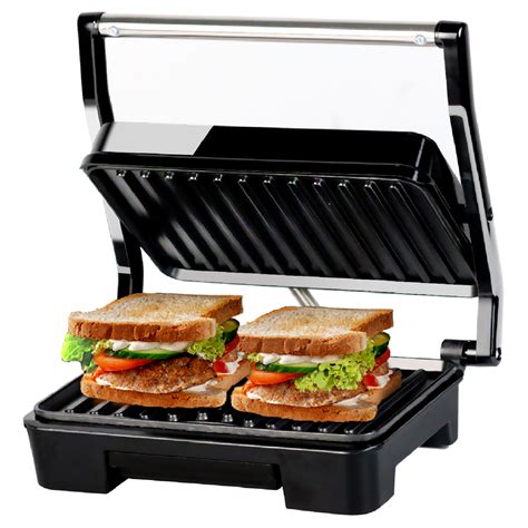 Ibell Sm1515 Sandwich Maker With Floating Hinges 1000watt Panini Grill