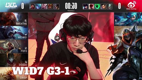 Blg Vs Wbg Game Week Day Lpl Spring Bilibili Gaming Vs