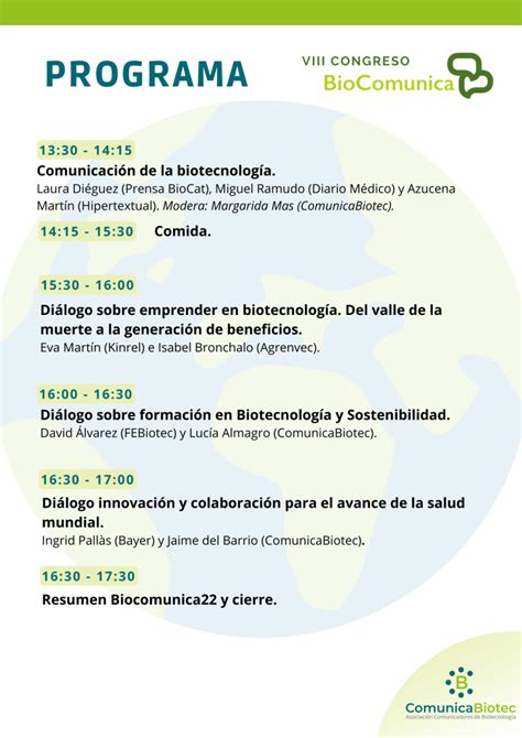 Biocomunica Asociaci N Comunicadores De Biotecnolog A