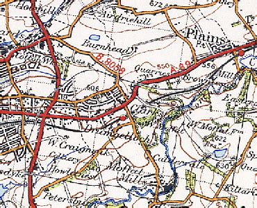 Map of Airdrie on Vision of Scotland | Map of britain, Old maps, Detailed map