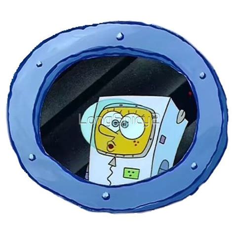 Space Spongebob Looking Through Window Spongebob Redbubble Outdoor