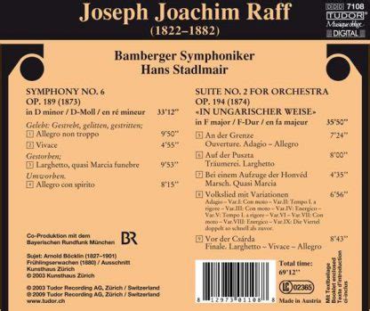 Joachim Raff Symphony No 6 Suite in Ungarischer Weise Μουσική Προσφορά