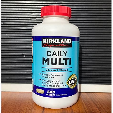 Kirkland Signature Daily Multi Vitamins And Minerals Tablets 500 Count Shopee Philippines