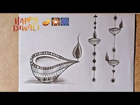 Diwali special drawing easy 🪔🎆| Diwali Drawing step by step -easy ...