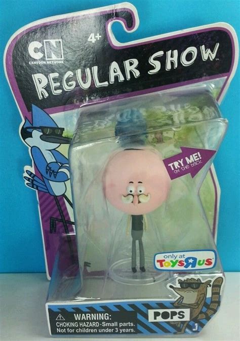 New 3 Regular Show Pops Pvc Moving Moustache Action Figure Cartoon