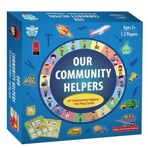 Buy Tiddler Our Community Helpers Game20 Occupations With Blue 160