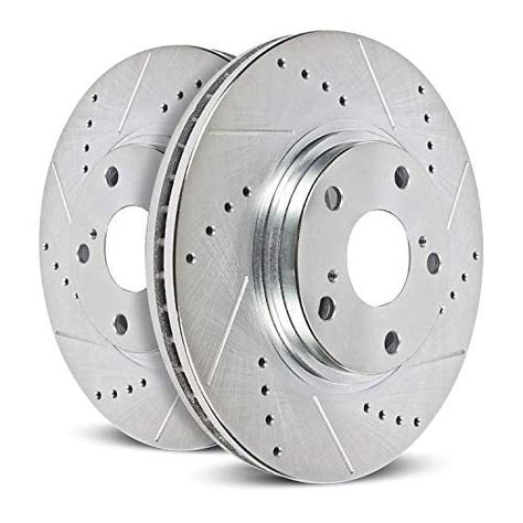 Power Stop Ar8580xpr Front Evolution Drilled And Slotted Rotor Pair Fits