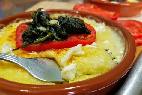 Polenta Al Horno Con Tomates Y Espinacas Receta BonApeti Net