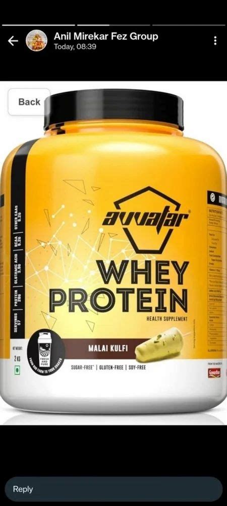 Vanilla Avatar Whey Protein Powder At Rs In Bhubaneswar Id