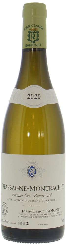 Chassagne Montrachet 1er Cru Boudriotte 2020 Ramonet Best Of Wines