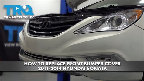 How To Replace Front Bumper Cover Hyundai Sonata A Auto