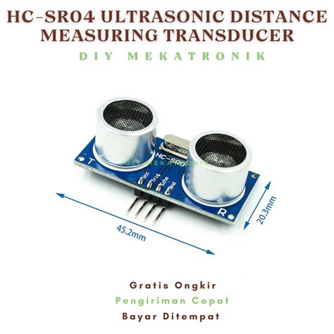 Promo Hc Sr04 Hc Sr04 Sensor Ultrasonik Pengukur Jarak Distance For