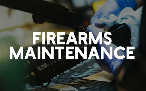 Firearms Maintenance – Texas Gun Club