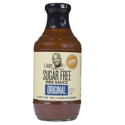 G Hughes Smokehouse Original Bbq Sauce Sugar Free 18 Oz