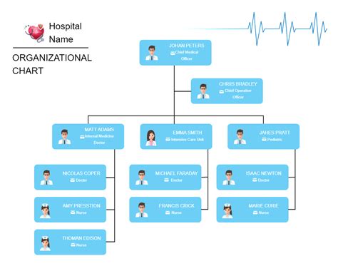 Hospital Hierarchy Chart Edrawmax Template