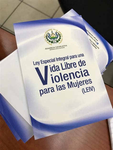 Ley Para Una Vida Libre De Violencia Leer Un Libro