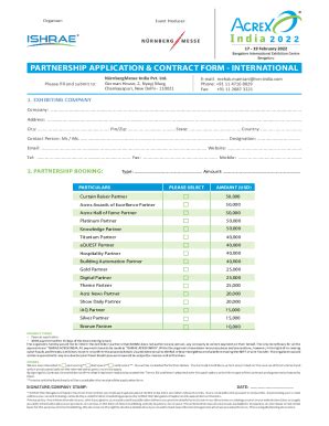 Fillable Online APPLICATION FORM IEE Expo Messe Frankfurt Fax Email