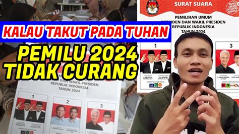 Banyak Kecurangan Di TPS Pemilu 2024 Masyarakat Harus Ikut