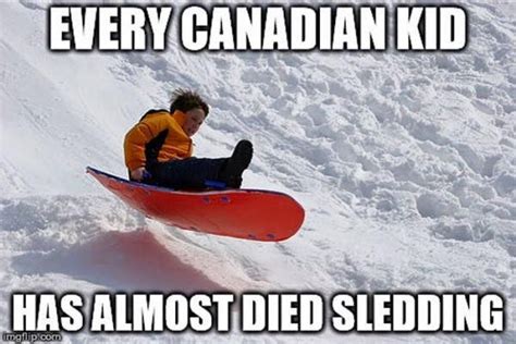 Um Its Called Tobogganing Thank You Very Much Canada Jokes