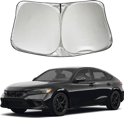 Szyuchen Car Windshield Sun Shade Sunshade Compatible With Honda Civic Sedan